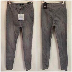 MISSGUIDED Lawless Jegging High Waist Grey Denim Skinny Jeans‎ US 2